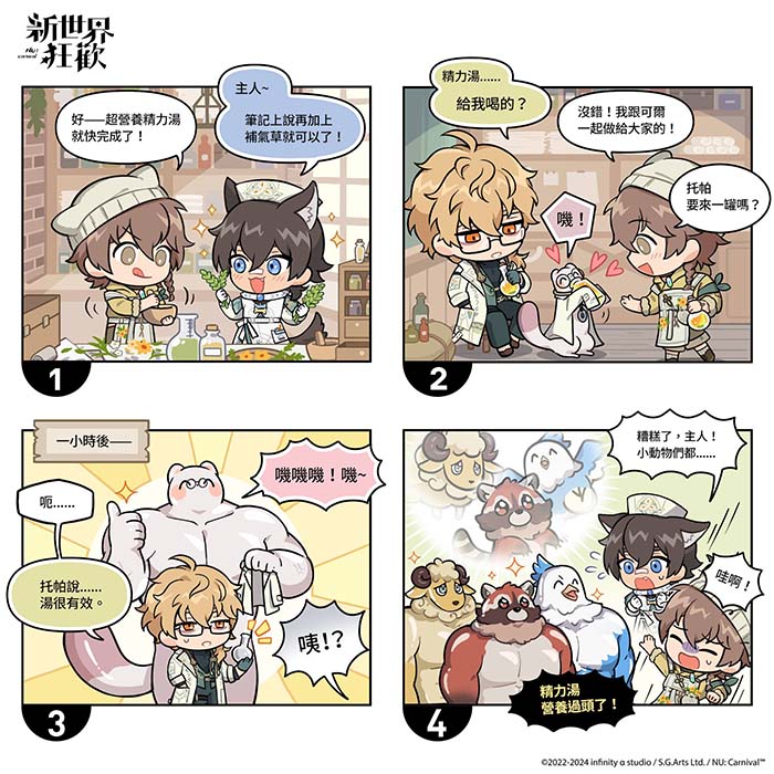 四格漫画-林野奇迹