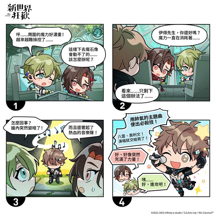 四格漫画-陨石风暴